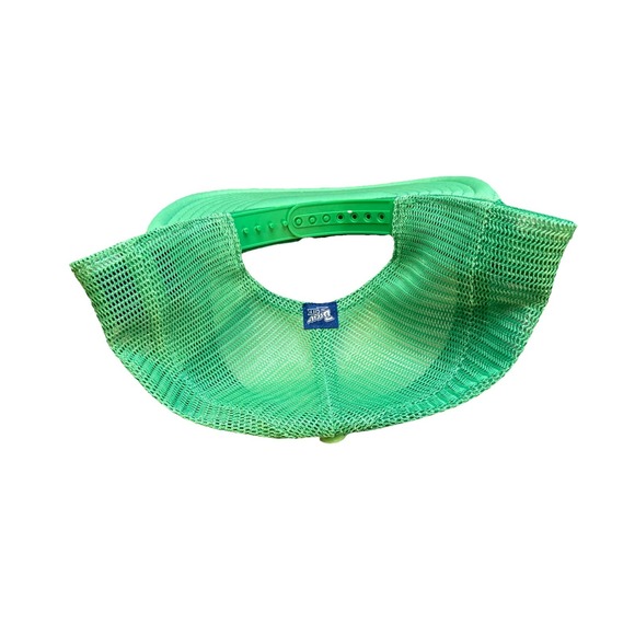 For The Farmers Busch Beer-Green/White Snapback Trucker Hat/Cap Authentic - Picture 2 of 4